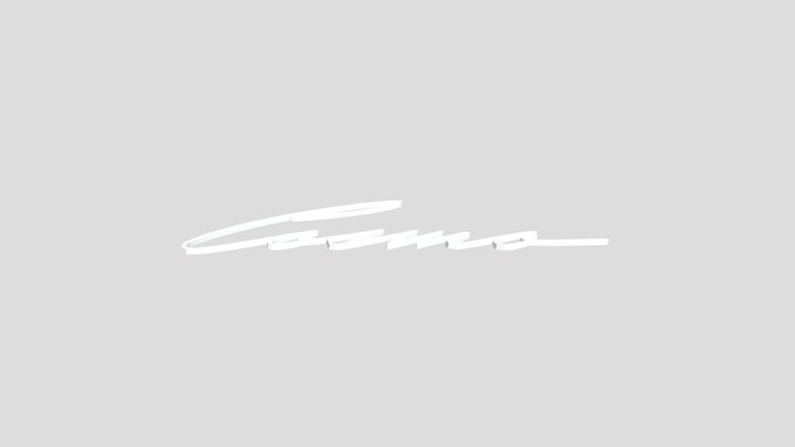 Cosmo Front Badge 3D Model