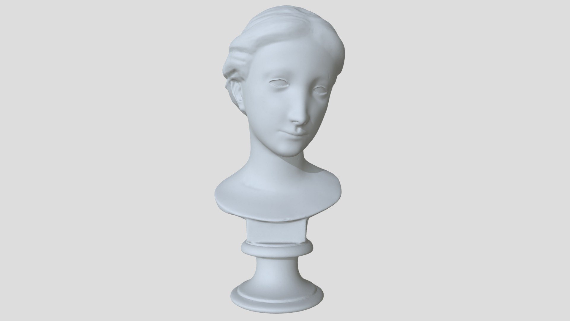 Plaster figure