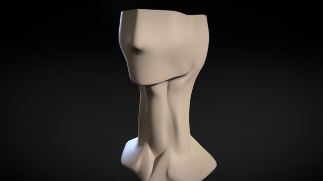 Female Face Test 1 3D Model