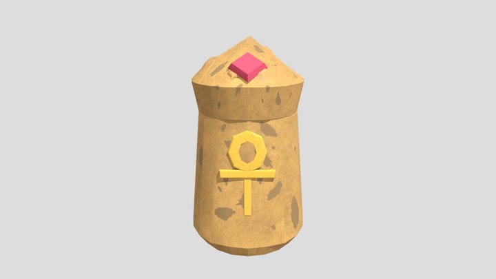 Ancient Storage Container 3D Model