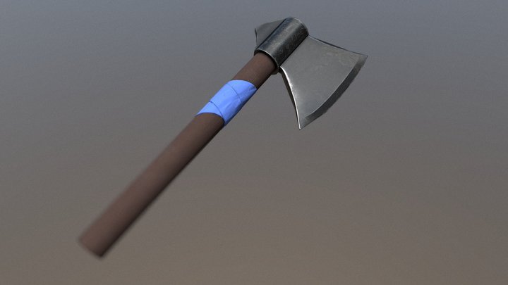 Axe Game Ready Model 3D Model