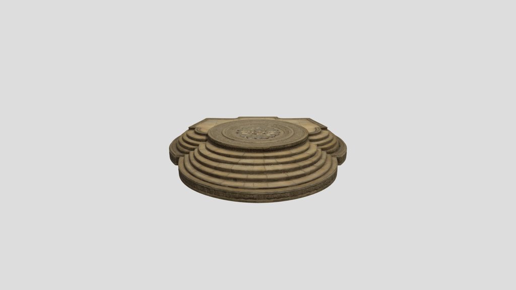 Circular Stone Mandala Platform