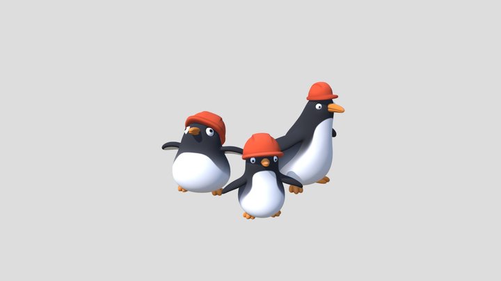 penguins 3D Model