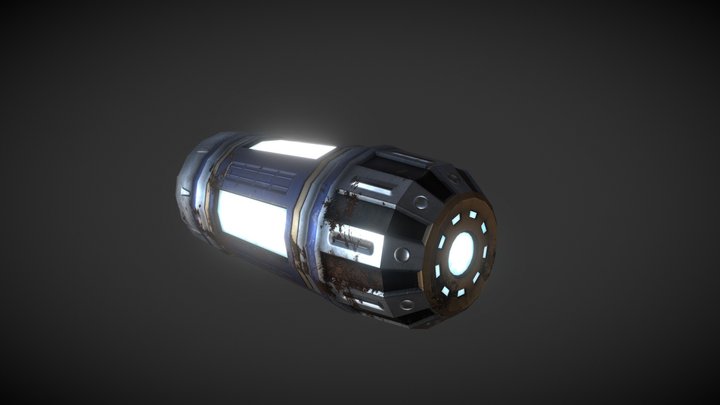 Scifi Bullet 3D Model
