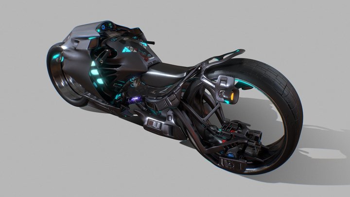 Scifi Motorcycle Project_MX 3D Model