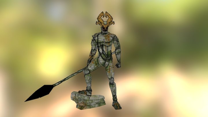 Mayan Death Guard 3D Model