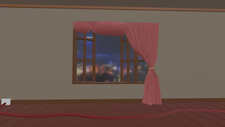Talking Buba 2 Room 3D Model