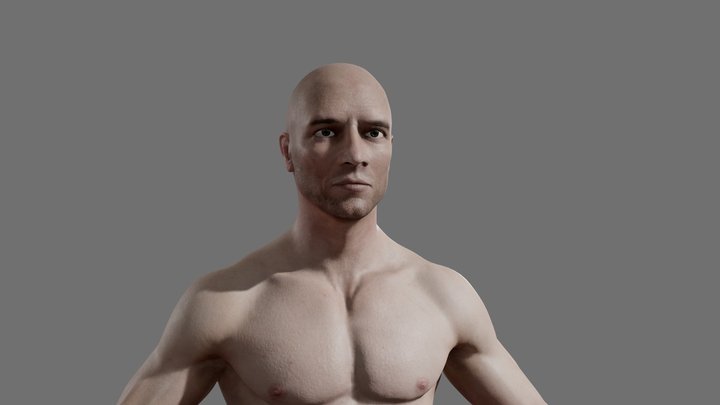 Male Character 3D Model