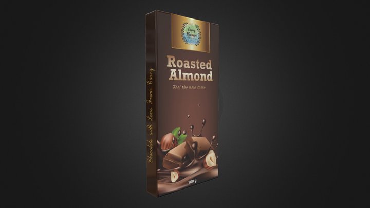 Coorg Flavours - Roasted Almond Box 3D Model
