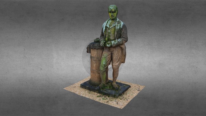 James Watt Statue 3D Model