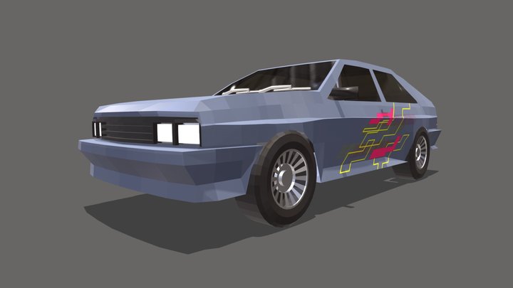 Audi Coupe LowPoly