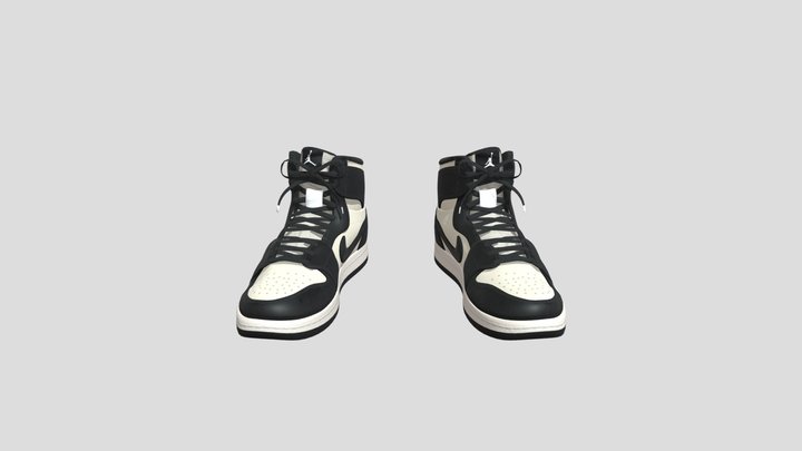 Air_Jordan_1_鞋 3D Model