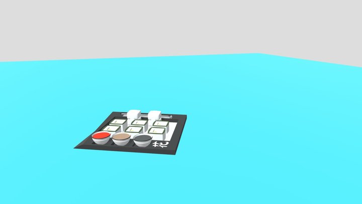 Sushi 6 Finalrender 3D Model