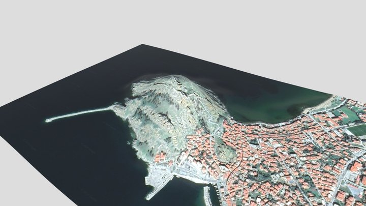 Ηφαιστειακός δόμος Μύρινας 3D Model