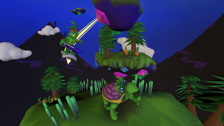 1990 Platformer - Matthi - Final Entry 3D Model