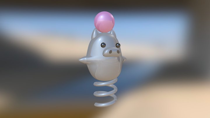 Spoink 3D Model
