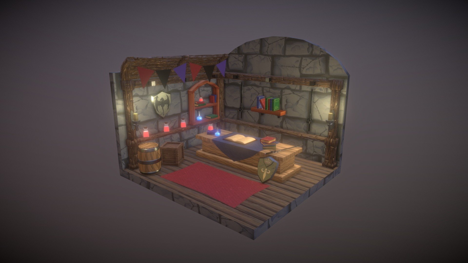 Medieval Weapon Shop 3D Model By Hugo Mj0214 68a2a7b Sketchfab   0baf5c22f0da40ac88b56108761a9a9b 