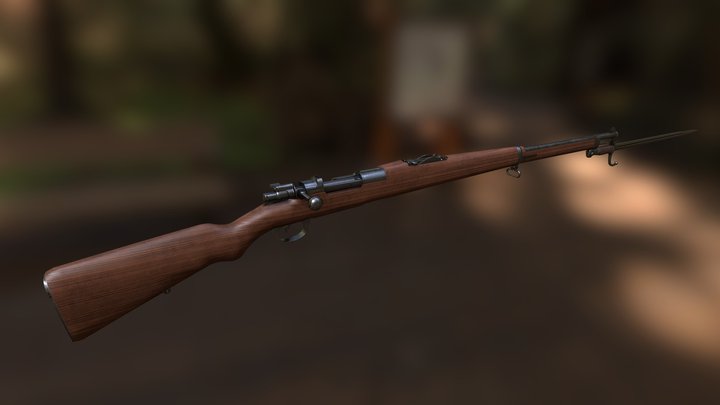 1903 Turkish Mauser 3D Model