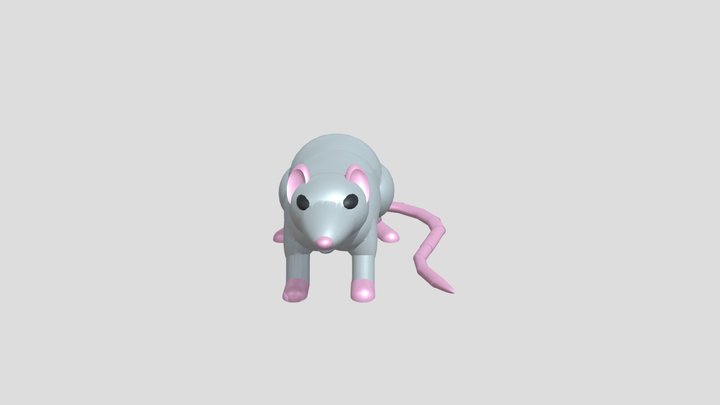 Ratty Fatty 3D Model
