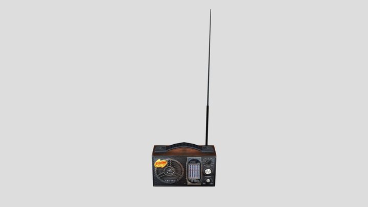 Radio 3D Model