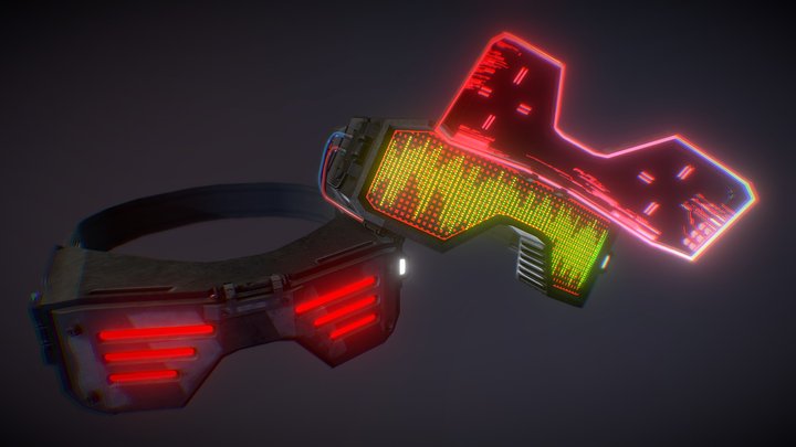 AT Integrated Visor 3D Model