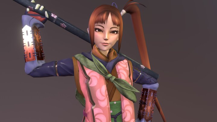 Akane Jubei (Game Ready) 3D Model