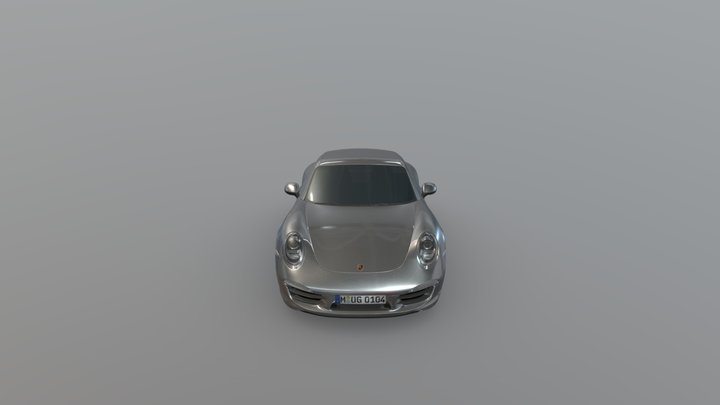 rigged porshe 3D Model
