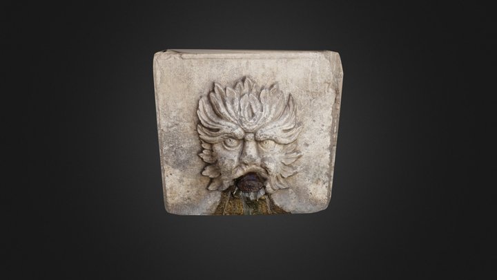 Fontana del Vecchio (particolare), Sulmona. 3D Model