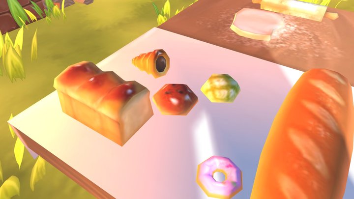 bakery House 3D Model
