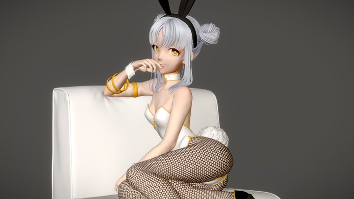 Tai Gong Wang バニー太公望 (2) (Eiyu-Senki WW) 3D Model
