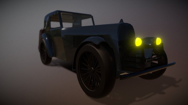Old Car 3D Model