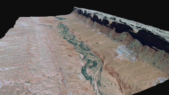 Fish Creek Canyon, Utah (2001) 3D Model