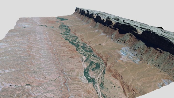 Fish Creek Canyon, Utah (2001) 3D Model