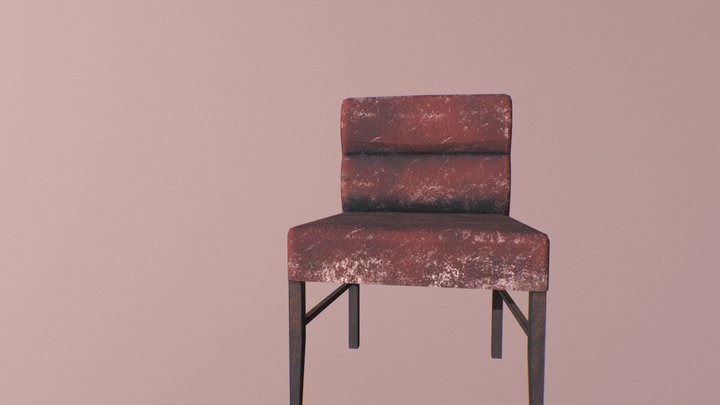 Worn Chair - Project Automata 3D Model