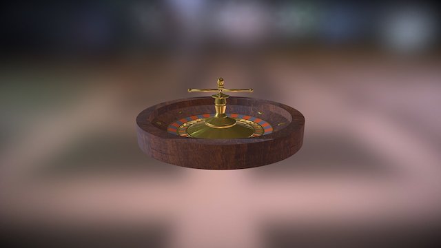 Roulette Wheel 3D Model