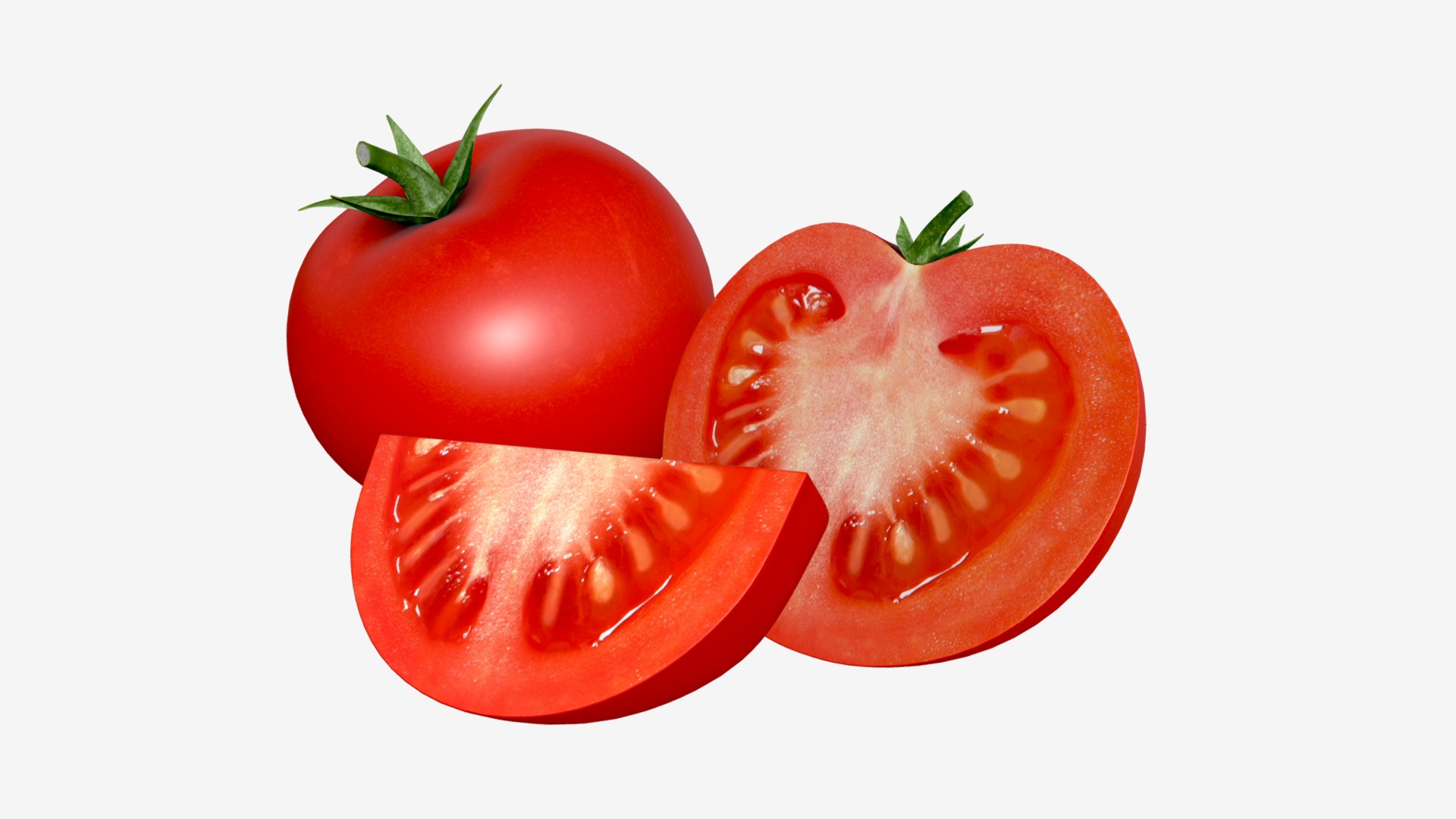 3D model Tomato comp - This is a 3D model of the Tomato comp. The 3D model is about a group of tomatoes.