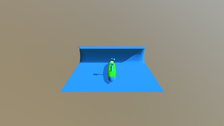 Submarine Of Uncle 3D Model