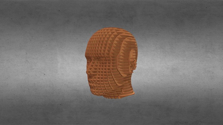 Laser-Cut Head – Kostenloses 3D-Modell STL
