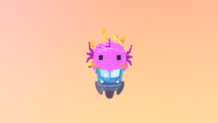 CGMA - Sci-fi Taco Stand 3D Model