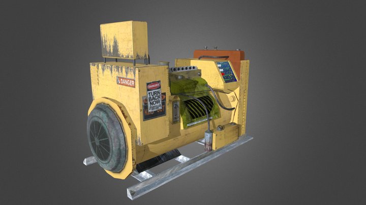 200 kw Generator 3D Model