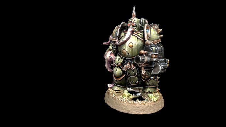 Plague Marine #1 3D Model