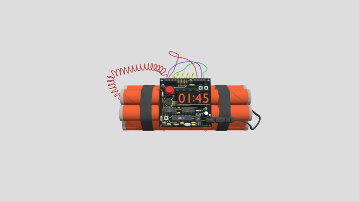 бомба 3D Model