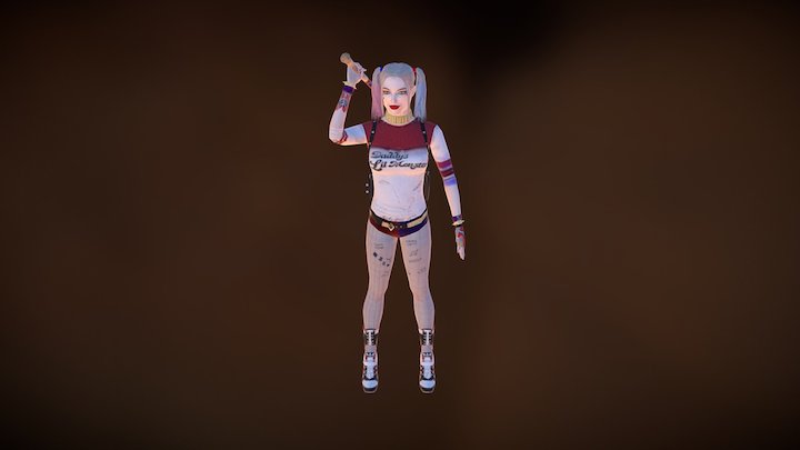 Harley Quinn 3D Model