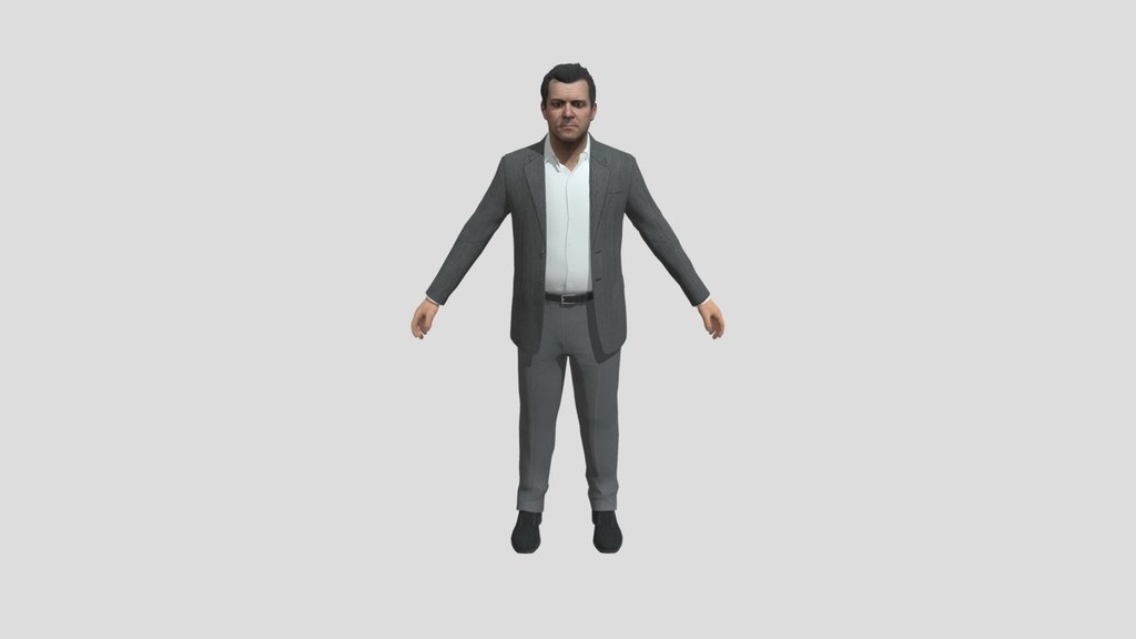 Michael  GTA V 3D Character Model