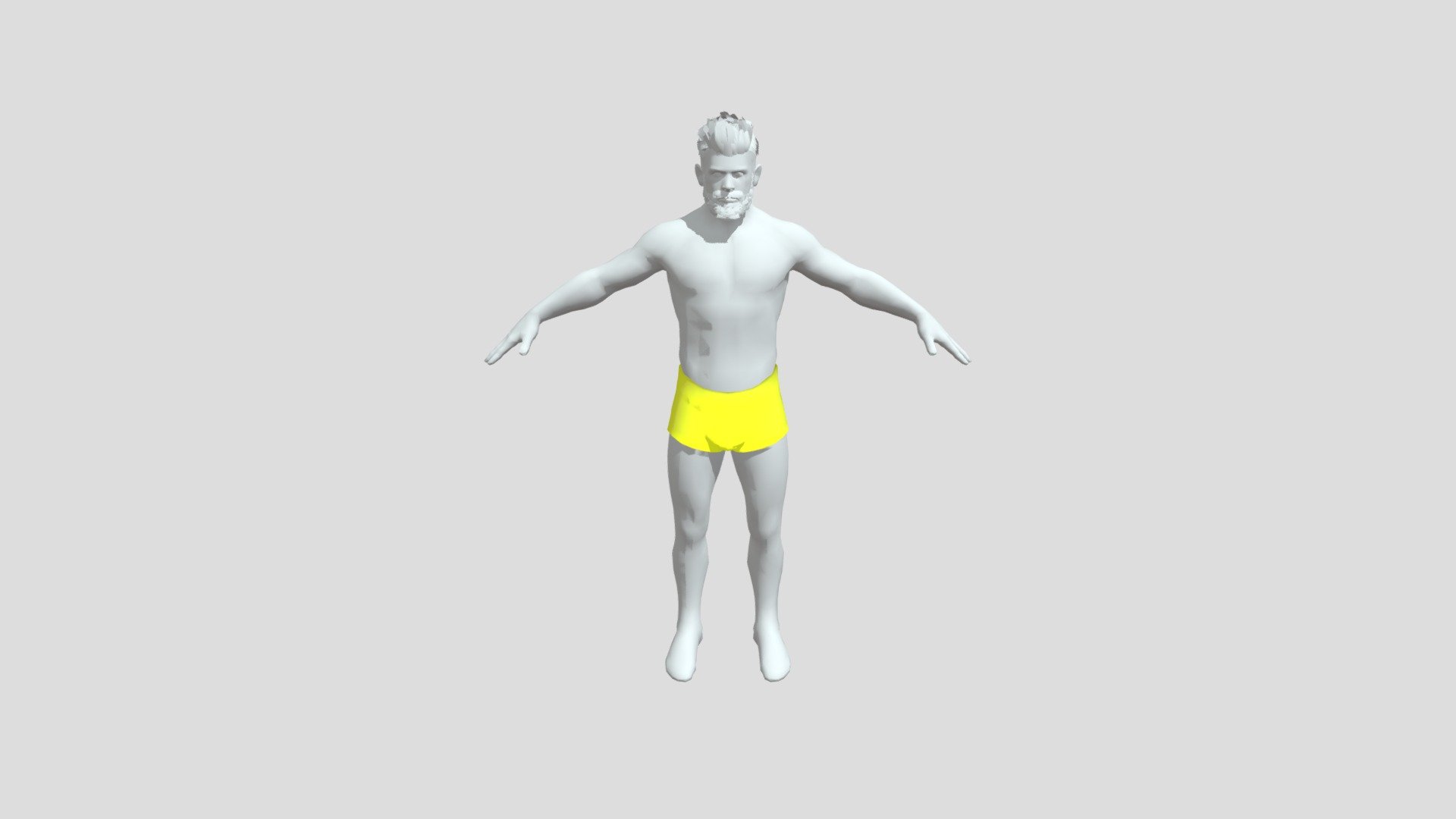 Man-base-mesh - 3D model by h-watanabe [68ad169] - Sketchfab