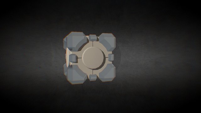 Companion Cube 3D Model