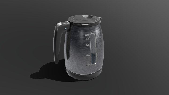 Electro Teapot 3D Model