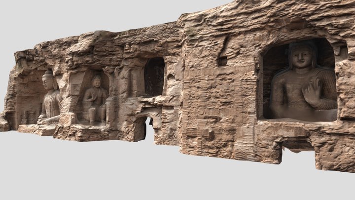 Yungang Grottoes 3D Model