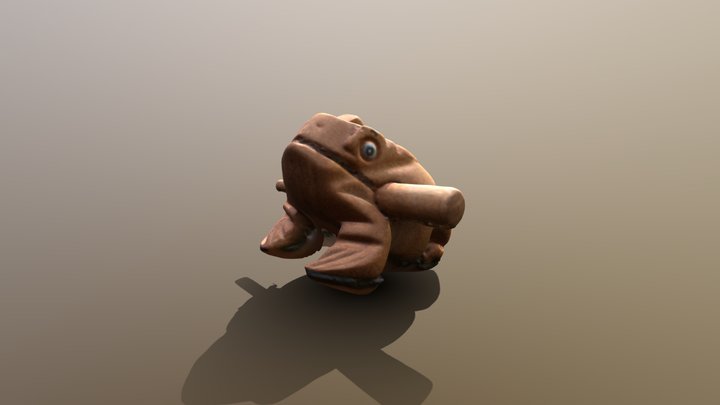 Music Toad 3D Model