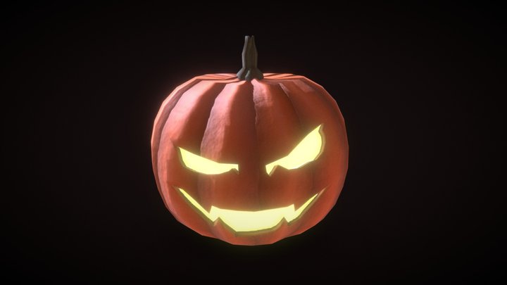 Halloween Pumpkin 3D Model